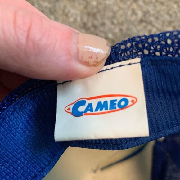 Vintage Blue Rope Baseball Hat SnapBack Novelty Route 66 Mesh - Picture 5 of 7